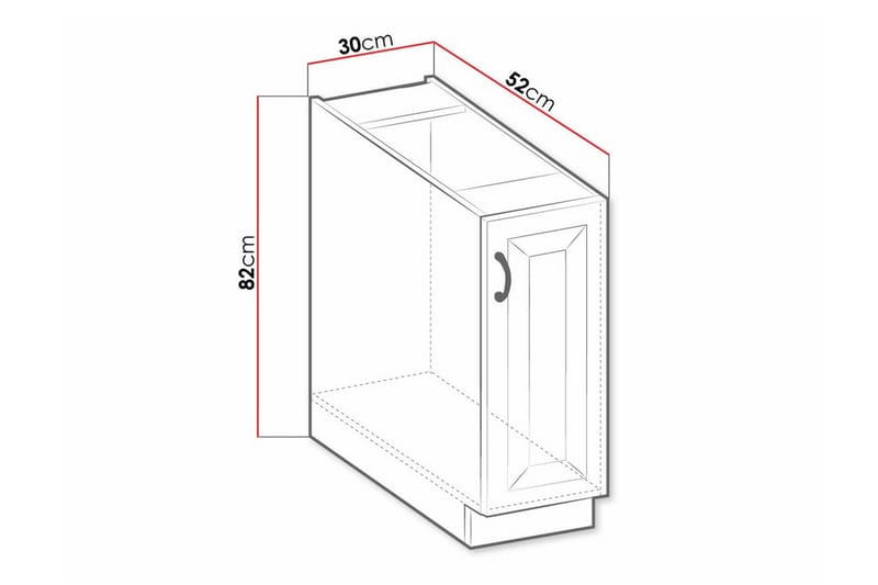 Templemore Køkkenskab 30 cm - Hus & renovering - Køkken & bad - Køkken & bryggers