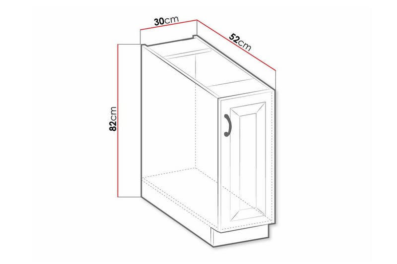 Templemore Køkkenskab 30 cm - Hus & renovering - Køkken & bad - Køkken & bryggers