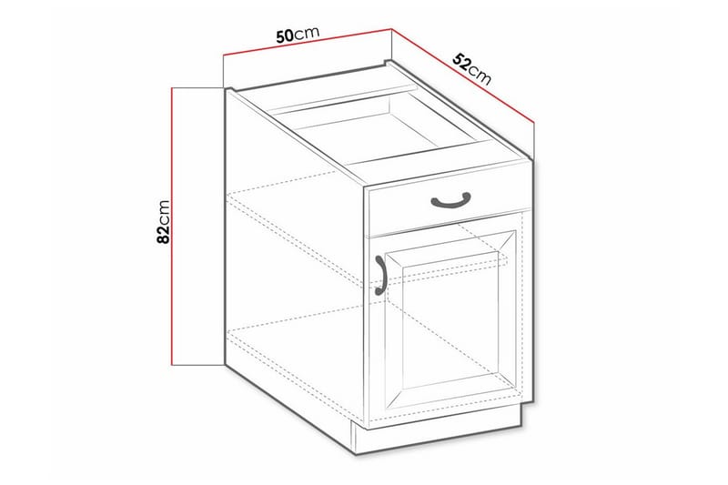 Templemore Køkkenskab 50 cm - Hus & renovering - Køkken & bad - Køkken & bryggers