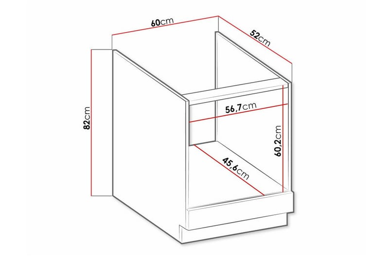 Templemore Køkkenskab 60 cm - Hus & renovering - Køkken & bad - Køkken & bryggers