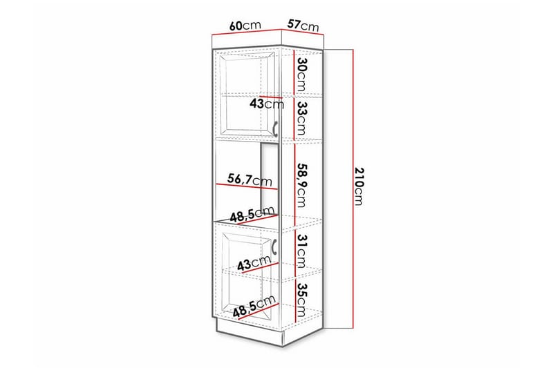 Templemore Køkkenskab 60 cm - Hus & renovering - Køkken & bad - Køkken & bryggers