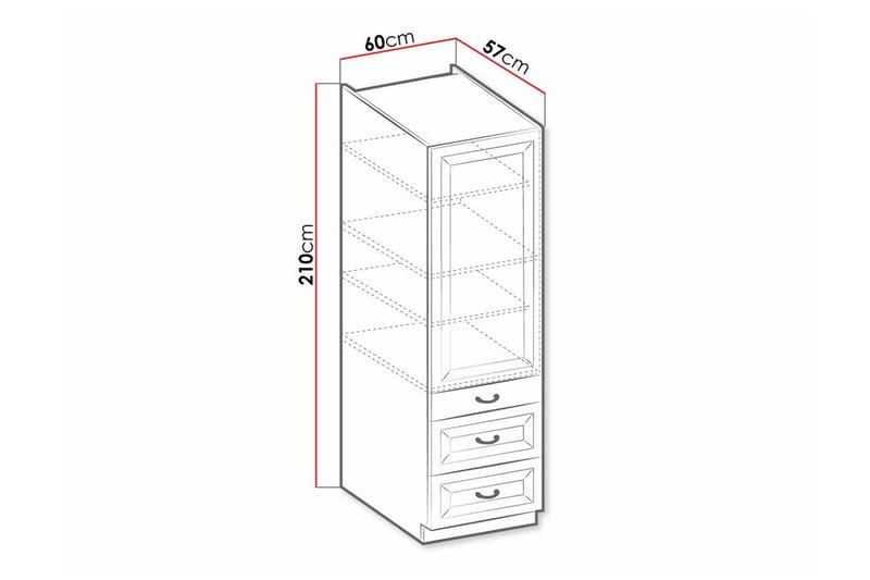 Templemore Køkkenskab 60 cm - Hus & renovering - Køkken & bad - Køkken & bryggers