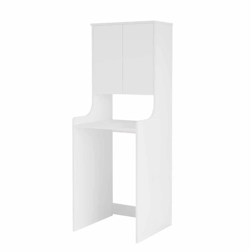 Vaskemaskineskab Skye Decor Bren (64,8 x 181 x 33,8 cm) Hvid, Hvid