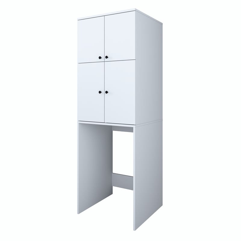 Vaskemaskineskab Wallxpert Cleo Shelf (65 x 193,6 x 62,5 cm) Hvid - Hvid - Hus & renovering - Køkken & bad - Køkken & bryggers