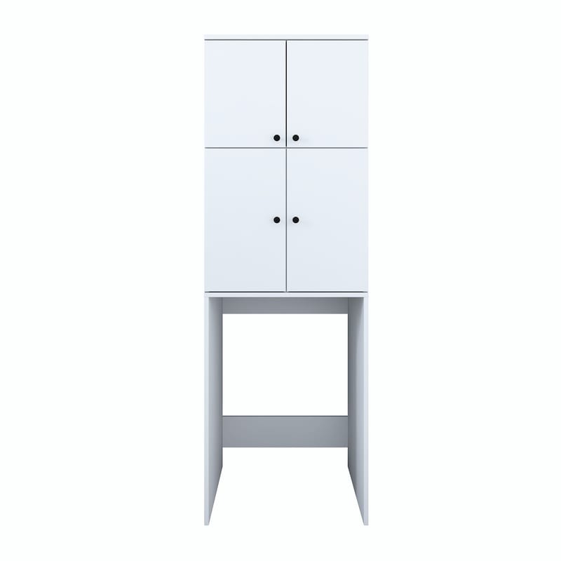 Vaskemaskineskab Wallxpert Cleo Shelf (65 x 193,6 x 62,5 cm) Hvid - Hvid - Hus & renovering - Køkken & bad - Køkken & bryggers
