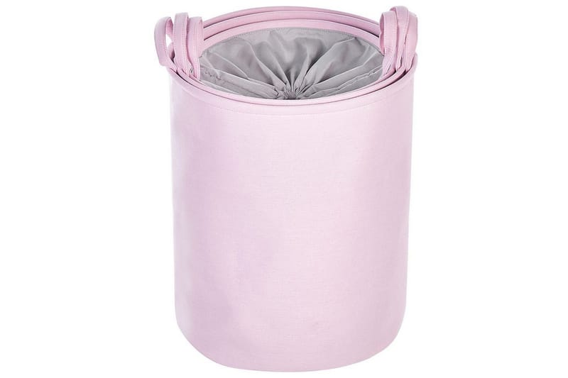 Vasketøjskurve Archa sæt af 3 Rosa/grå - Rosa/grå - Hus & renovering - Køkken & bad - Køkken & bryggers - Tørre & vasketilbehør