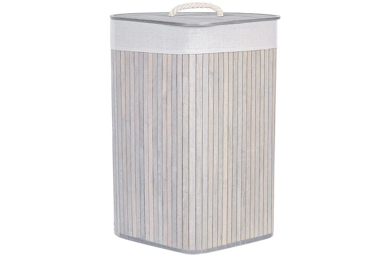 Vasketøjskurve Matara Grå/hvid - Grå/hvid - Hus & renovering - Køkken & bad - Køkken & bryggers - Tørre & vasketilbehør