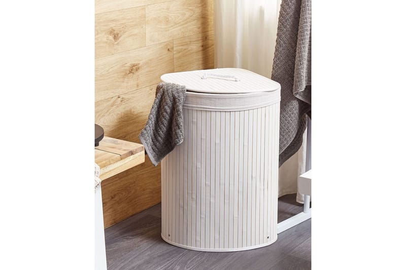 Vasketøjskurve Matara Hvid - Hvid - Hus & renovering - Køkken & bad - Køkken & bryggers - Tørre & vasketilbehør
