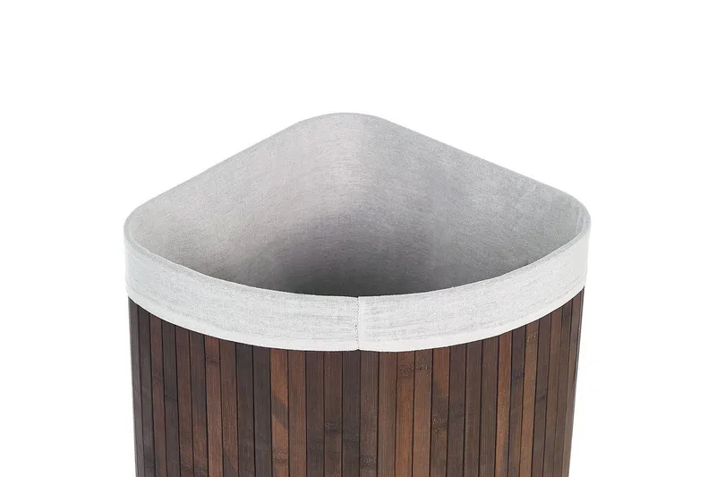 Vasketøjskurve Matara Mørkt træ/hvid - Mørkt træ/hvid - Hus & renovering - Køkken & bad - Køkken & bryggers - Tørre & vasketilbehør