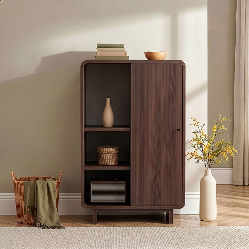 Zavio Multifunktionsskab 70x110x34 cm - Milano Walnut - Hus & renovering - Køkken & bad - Køkken & bryggers