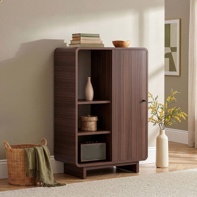Zavio Multifunktionsskab 70x110x34 cm - Milano Walnut - Hus & renovering - Køkken & bad - Køkken & bryggers