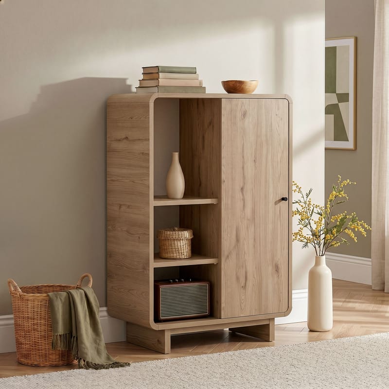 Zavio Multifunktionsskab 70x110x34 cm - Sepet Oak - Hus & renovering - Køkken & bad - Køkken & bryggers