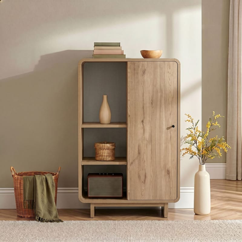 Zavio Multifunktionsskab 70x110x34 cm - Sepet Oak - Hus & renovering - Køkken & bad - Køkken & bryggers
