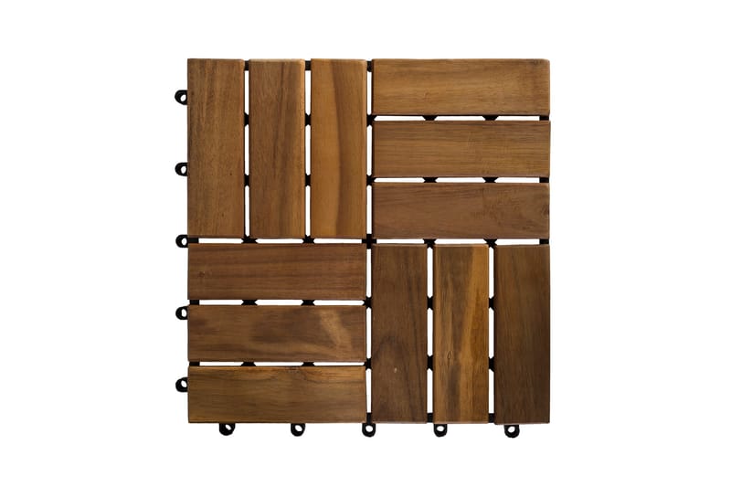 Dækplader FINLAY 30x30x2cm 11 tk / 099m² træ: Akacie, undefined