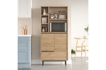 Liyakat Højskab - Valnød finér - Hus & renovering - Køkken & bad - Køkken & bryggers
