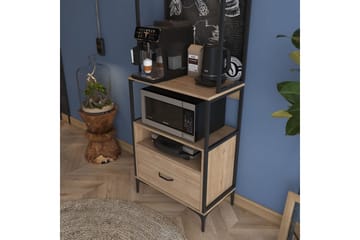 Multifunktionsskab Cerreta 154 (70 x 206,8 x 40 cm) - Brun - Hus & renovering - Køkken & bad - Køkken & bryggers