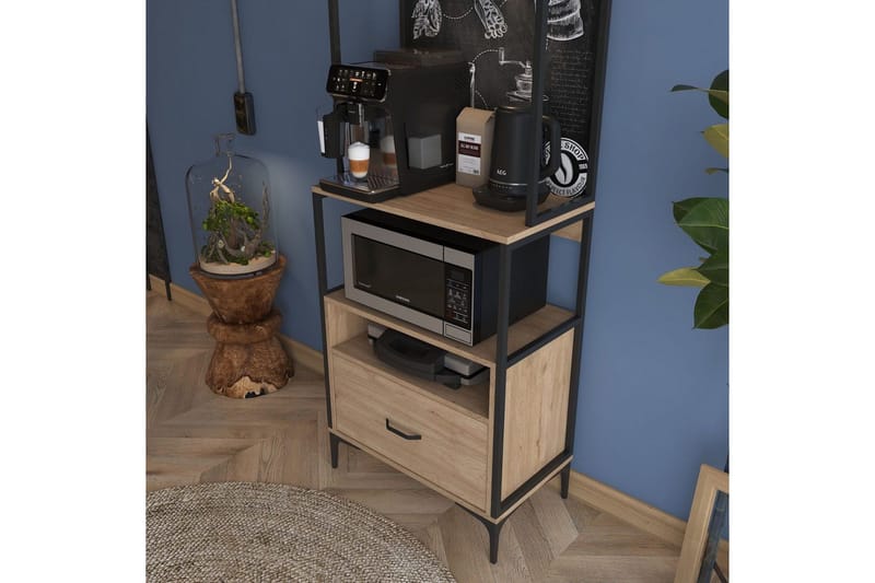 Multifunktionsskab Cerreta 154 (70 x 206,8 x 40 cm) - Brun - Hus & renovering - Køkken & bad - Køkken & bryggers