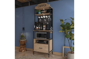 Multifunktionsskab Cerreta 154 (70 x 206,8 x 40 cm) - Brun - Hus & renovering - Køkken & bad - Køkken & bryggers