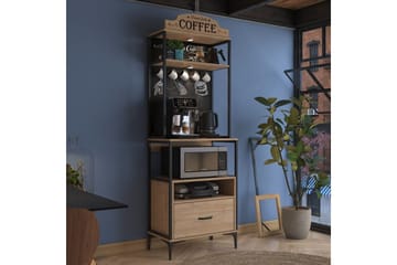 Multifunktionsskab Cerreta 154 (70 x 206,8 x 40 cm) - Brun - Hus & renovering - Køkken & bad - Køkken & bryggers