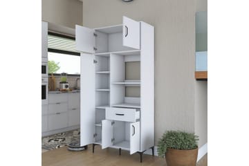 Multifunktionsskab Cerreta 165 Hvid - Hvid - Hus & renovering - Køkken & bad - Køkken & bryggers