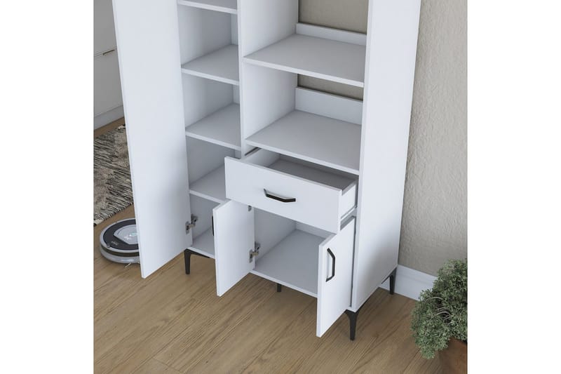 Multifunktionsskab Cerreta 165 Hvid - Hvid - Hus & renovering - Køkken & bad - Køkken & bryggers