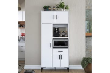 Multifunktionsskab Cerreta 165 Hvid - Hvid - Hus & renovering - Køkken & bad - Køkken & bryggers