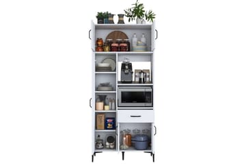 Multifunktionsskab Cerreta 165 Hvid - Hvid - Hus & renovering - Køkken & bad - Køkken & bryggers