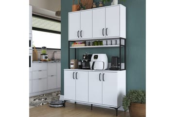 Multifunktionsskab Cerreta 173 Hvid - Hvid - Hus & renovering - Køkken & bad - Køkken & bryggers
