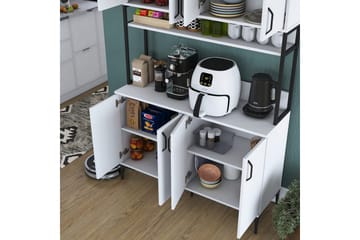 Multifunktionsskab Cerreta 173 Hvid - Hvid - Hus & renovering - Køkken & bad - Køkken & bryggers