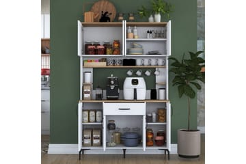 Multifunktionsskab Cerreta 177 Hvid - Hvid - Hus & renovering - Køkken & bad - Køkken & bryggers