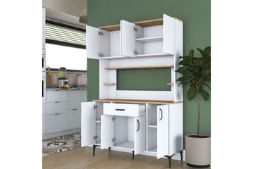 Multifunktionsskab Cerreta 177 Hvid - Hvid - Hus & renovering - Køkken & bad - Køkken & bryggers