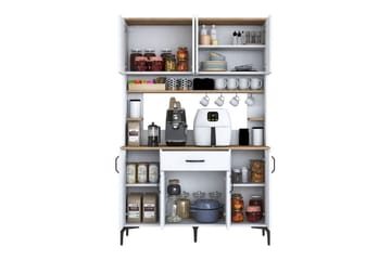 Multifunktionsskab Cerreta 177 Hvid - Hvid - Hus & renovering - Køkken & bad - Køkken & bryggers