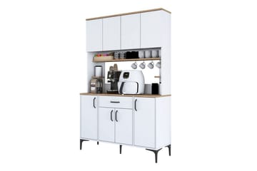 Multifunktionsskab Cerreta 177 Hvid - Hvid - Hus & renovering - Køkken & bad - Køkken & bryggers
