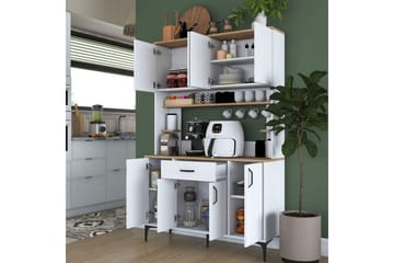 Multifunktionsskab Cerreta 177 Hvid - Hvid - Hus & renovering - Køkken & bad - Køkken & bryggers