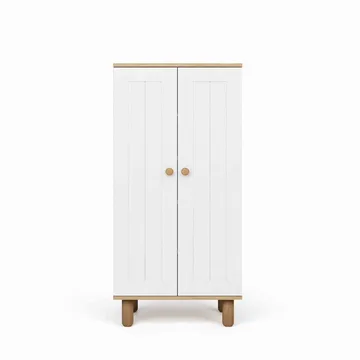 Multifunktionsskab Hanah Home Ayka (60 x 129 x 37 cm) Hvid valnød - Hvid og valnød - Hus & renovering - Køkken & bad - Køkken & bryggers