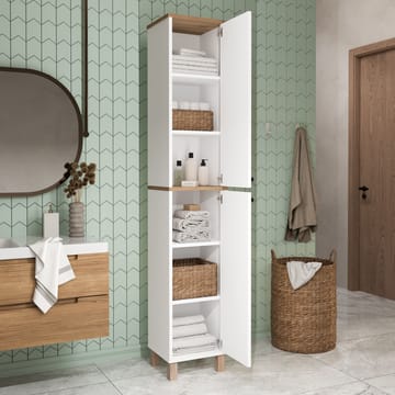 Multifunktionsskab Hanah Home Nord (36 x 195,4 x 32 cm) Hvid eg - Hvid og eg - Hus & renovering - Køkken & bad - Køkken & bryggers