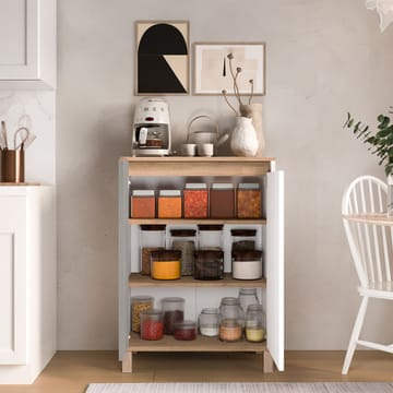 Multifunktionsskab Hanah Home Nord (69,7 x 97 x 40 cm) Hvid eg grå - Hvid eg grå - Hus & renovering - Køkken & bad - Køkken & bryggers