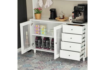 Multifunktionsskab Jatin Hvid - Hvid - Hus & renovering - Køkken & bad - Køkken & bryggers