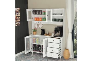 Multifunktionsskab Jatin Hvid - Hvid - Hus & renovering - Køkken & bad - Køkken & bryggers