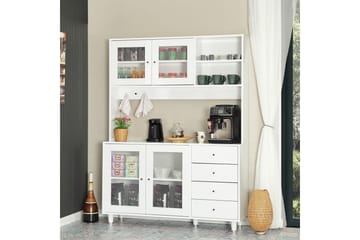 Multifunktionsskab Jatin Hvid - Hvid - Hus & renovering - Køkken & bad - Køkken & bryggers