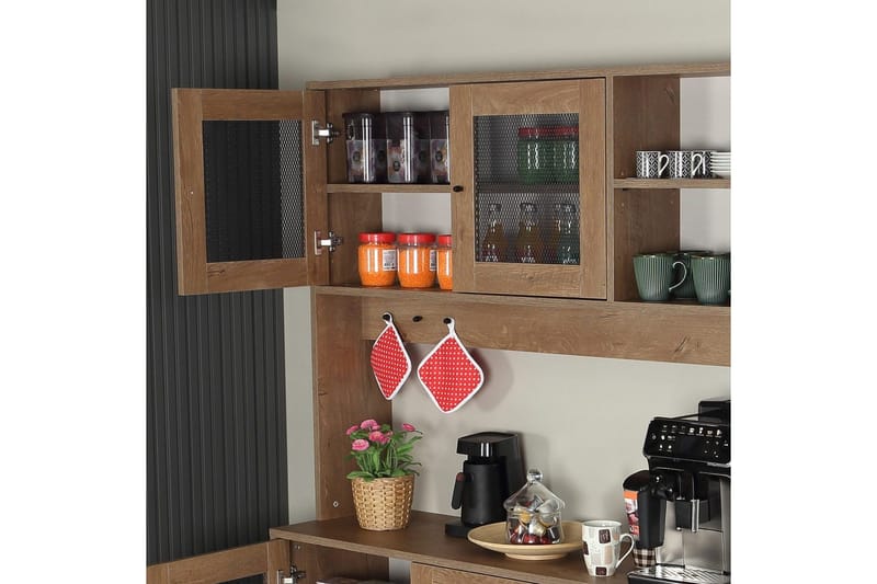 Multifunktionsskab Jatin Kaukasiske Eg - Kaukasiske Eg - Hus & renovering - Køkken & bad - Køkken & bryggers