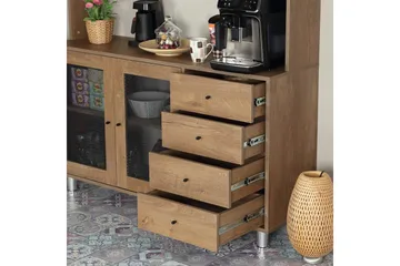 Multifunktionsskab Jatin Kaukasiske Eg - Kaukasiske Eg - Hus & renovering - Køkken & bad - Køkken & bryggers