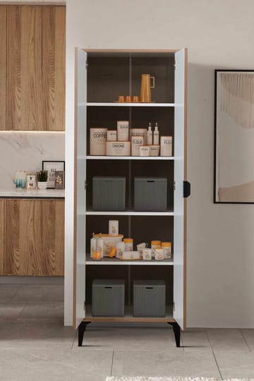 Olyros garderobe 65x190 cm - Hvid - Opbevaring - Tøjopbevaring - Garderobeskabe - Garderobeskab & klædeskab