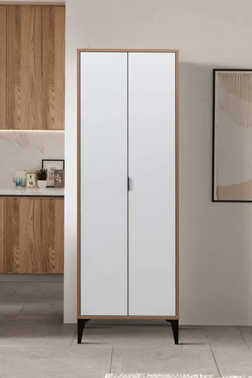 Olyros garderobe 65x190 cm - Hvid - Opbevaring - Tøjopbevaring - Garderobeskabe - Garderobeskab & klædeskab