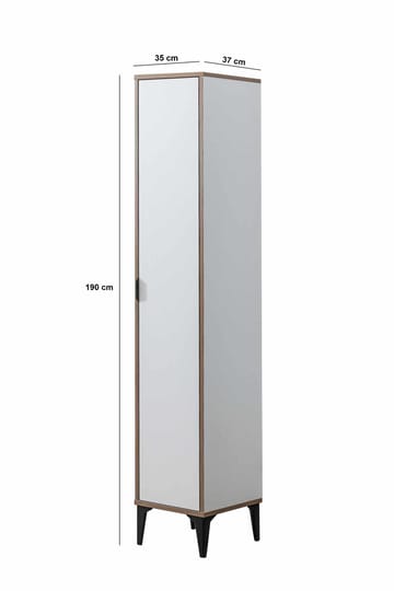 Olyros højskab 35x190 cm - Hvid - Hus & renovering - Køkken & bad - Køkken & bryggers