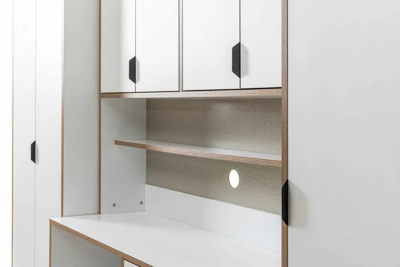 Olyros opbevaringsmøbel 127x190 cm - Hvid - Hus & renovering - Køkken & bad - Køkken & bryggers