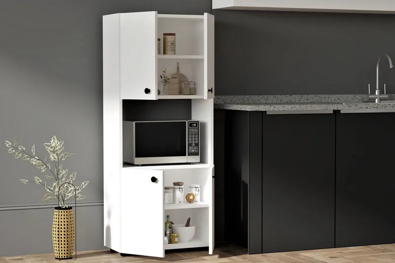 Rinorea Køkkenskab 60x140 cm - Hvid - Hus & renovering - Køkken & bad - Køkken & bryggers