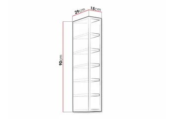 Templemore Køkkenskab 15 cm - Brun - Hus & renovering - Køkken & bad - Køkken & bryggers