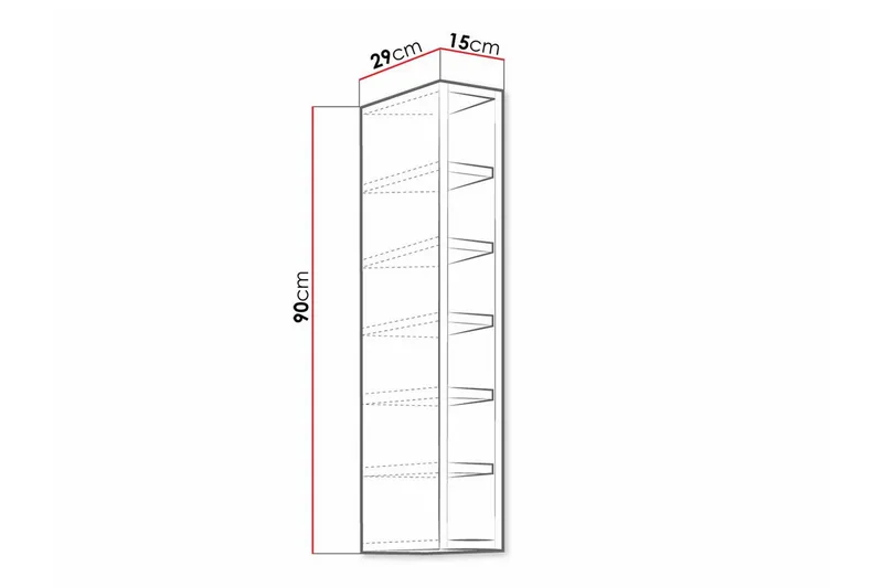 Templemore Køkkenskab 15 cm - Brun - Hus & renovering - Køkken & bad - Køkken & bryggers