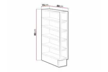 Templemore Køkkenskab 15 cm - Brun - Hus & renovering - Køkken & bad - Køkken & bryggers